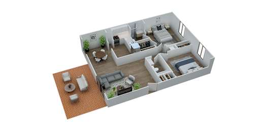 1 2 Bedroom Apartments in Linden Wood Indianapolis Meridian Court